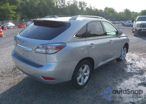 2012 Lexus Rx 350 from USA, damaged, VIN 2T2BK1BA2CC143553